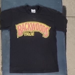 Backwoods Always True Black Tee - Short Sleeve